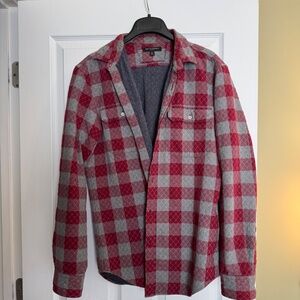 Banana Republic Quilted Plaid Overshirt (Medium)